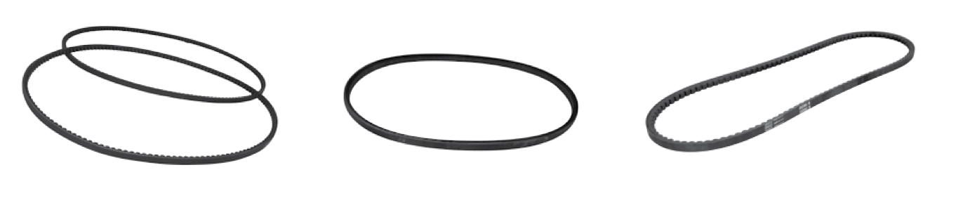 Accessory drive belts for Jeep and Willys engines.