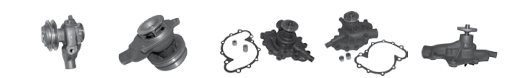 Water pumps.