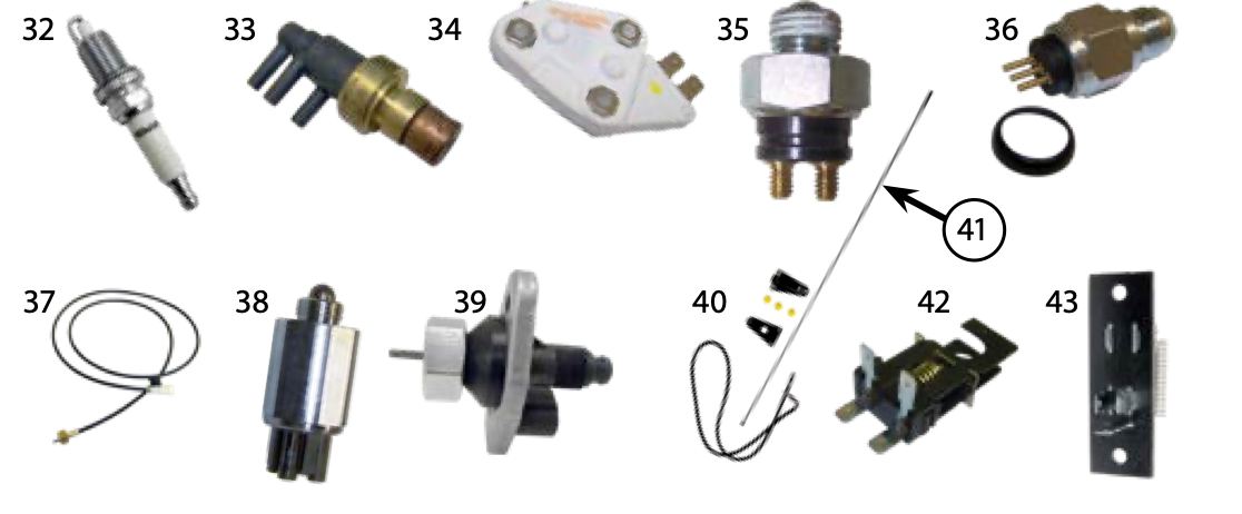 YJ drivetrain • body components parts. Numbered callouts match the table below.